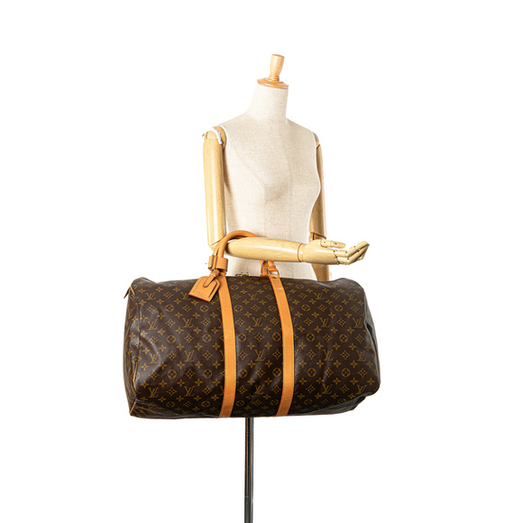 Pre-Loved Louis Vuitton Monogram Keepall 55 - Picture 12 of 12